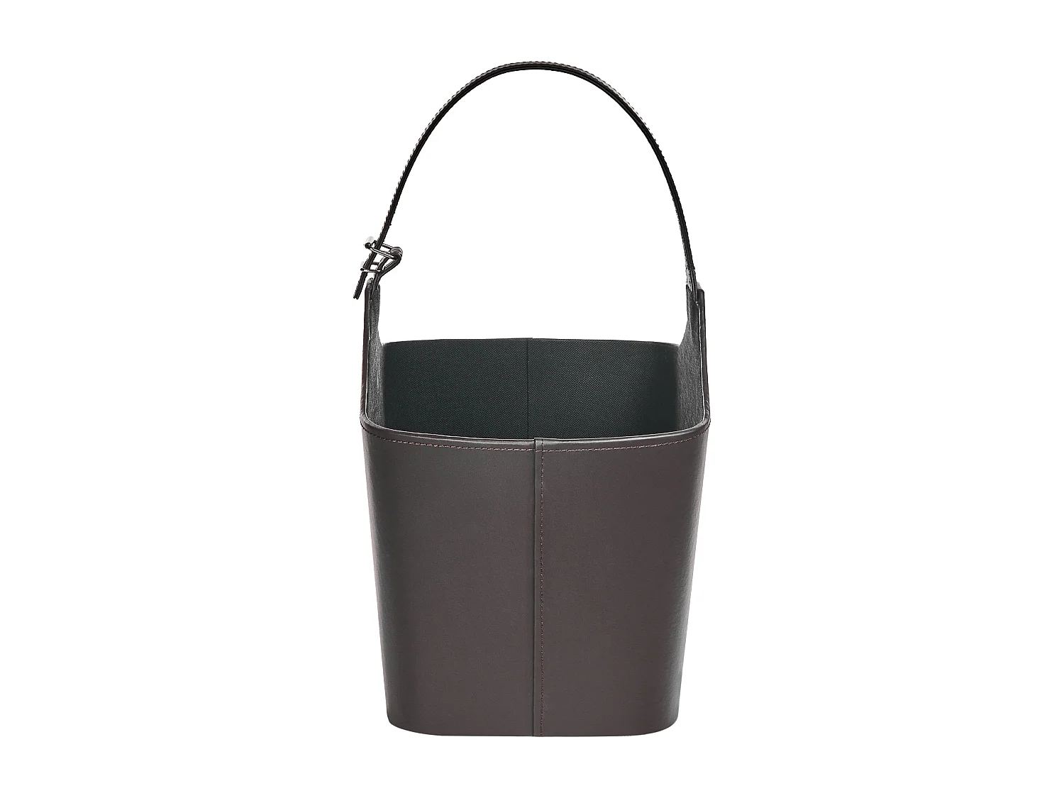 Aufbewahrungskorb ELAM Kunstleder Dunkelbraun