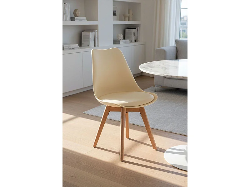 Sillas Comedor - Silla Synk Basic - Marfil