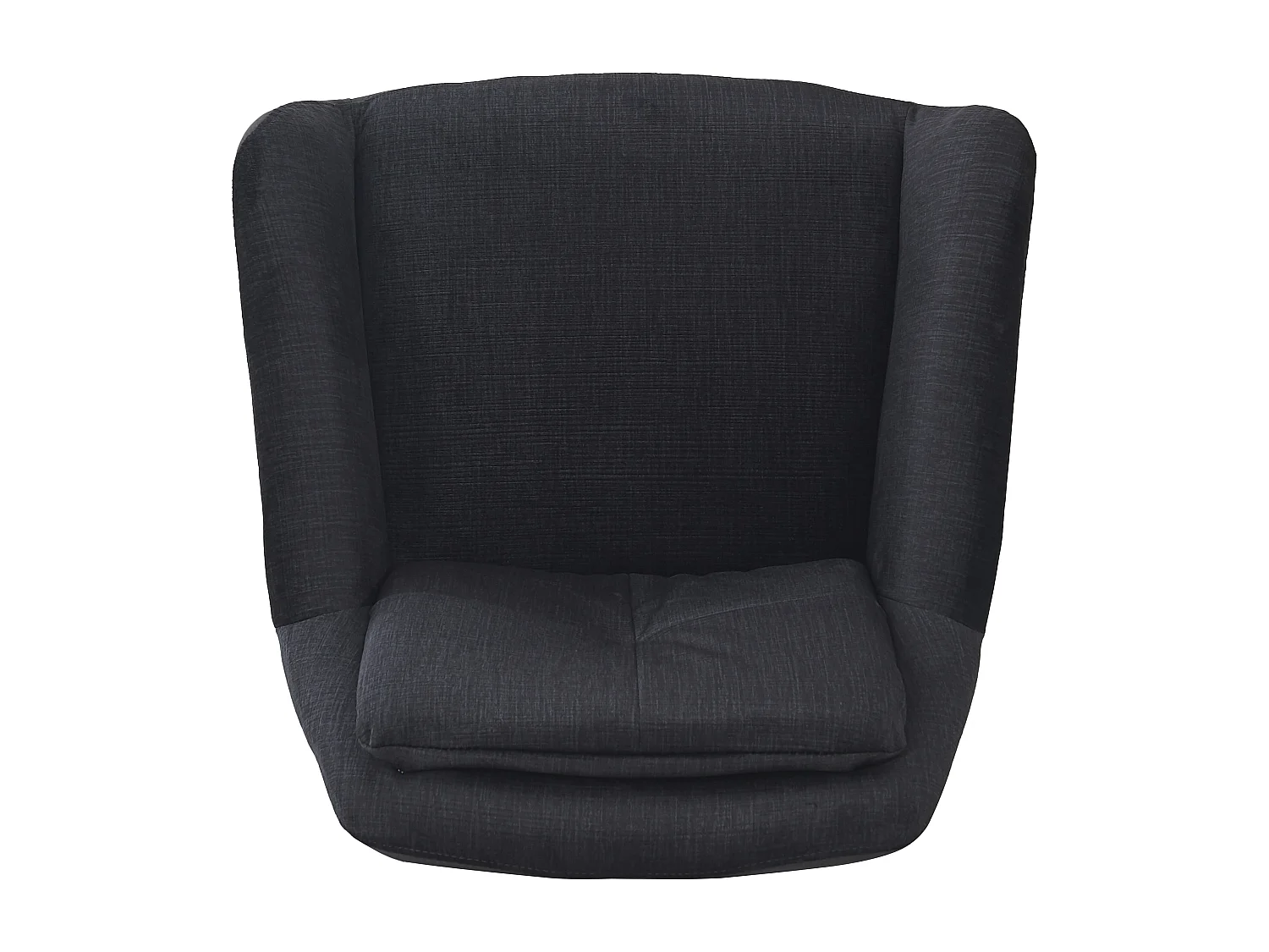 Conjunto de 2 cadeiras giratórias em veludo - pernas de metal ajustáveis ​​- preto