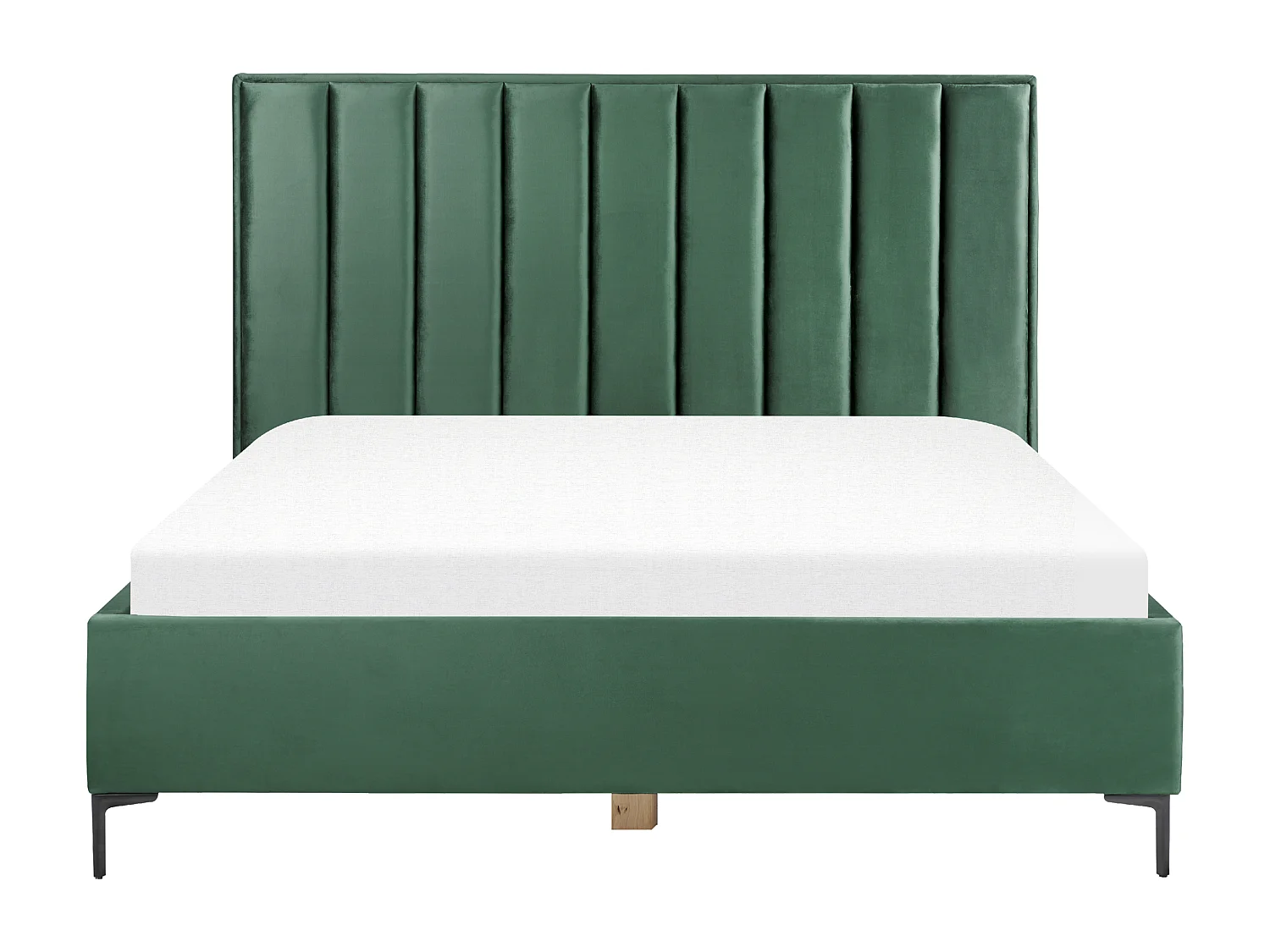 Bed met opbergruimte Fluweel SEZANNE 180 x 200 cm Donkergroen