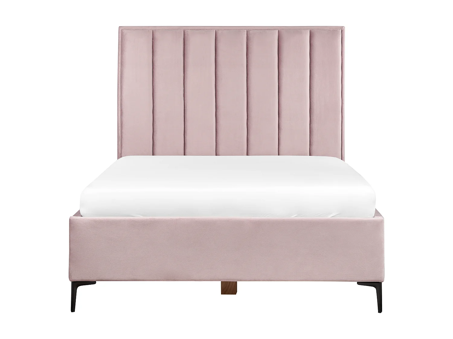 Cama baú Veludo SEZANNE 140 x 200 cm Rosa