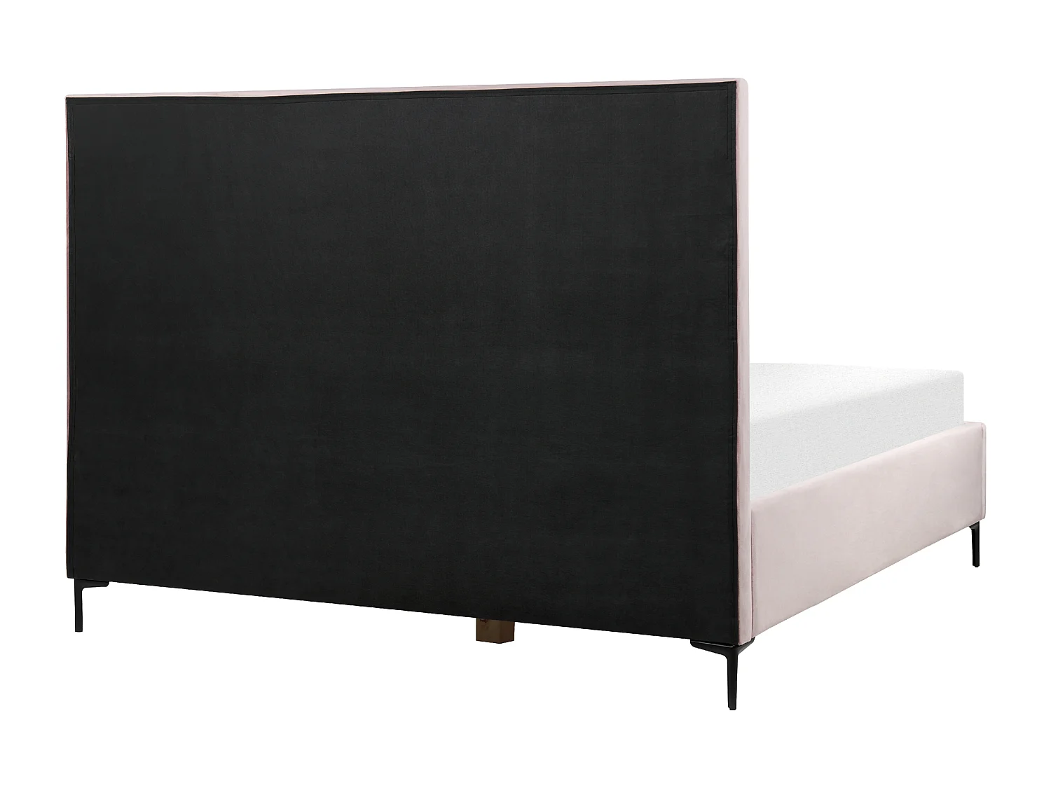 Lit ottoman Velours SEZANNE 180 x 200 cm Rose