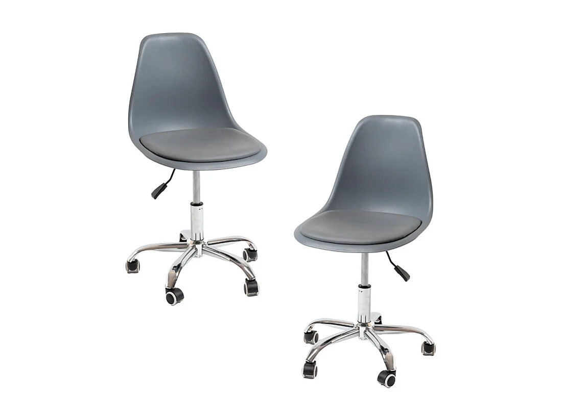 Packs Sillas - Pack 2 Sillas Dami Office - Gris oscuro
