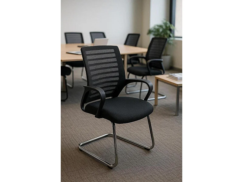 Silla de Oficina sin ruedas Confidente Binet - Máxima Ergonomía - Ideal para Escritorio y Gaming