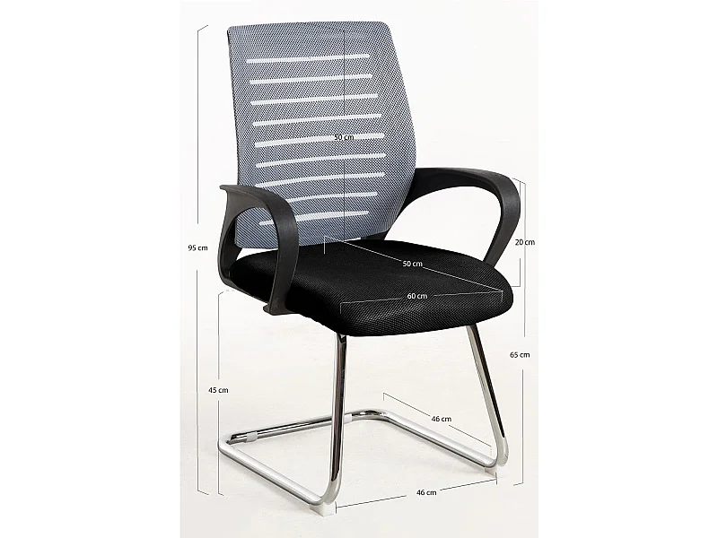 Silla de Oficina sin ruedas Confidente Binet - Máxima Ergonomía - Ideal para Escritorio y Gaming