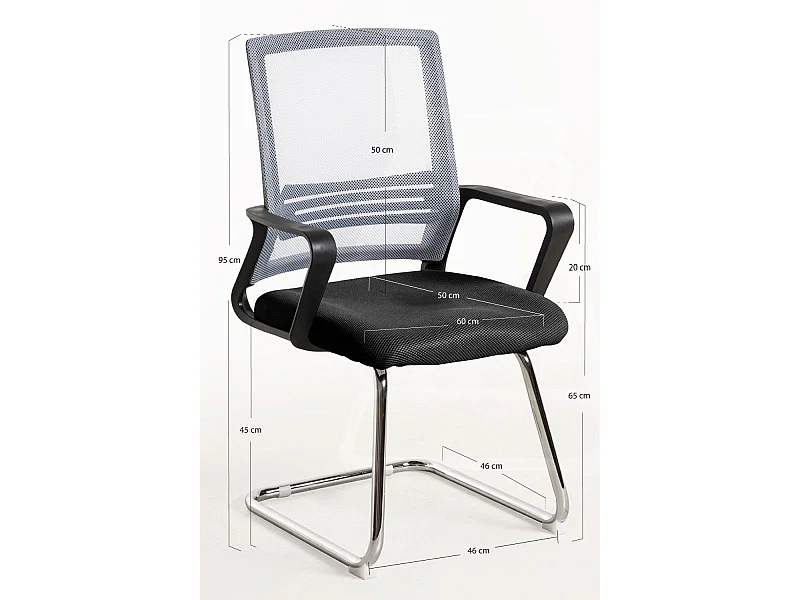 Silla de Oficina sin ruedas Confidente Kole - Máxima Ergonomía - Ideal para Escritorio y Gaming