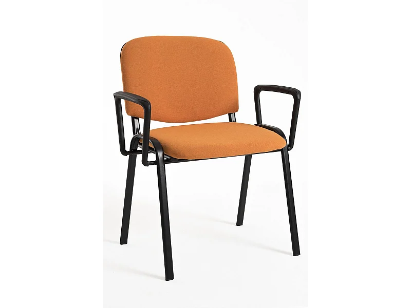 Pack 4 Sillas de Oficina sin ruedas ni brazos Ofis con Brazos - Máxima Ergonomía - Ideal para Escritorio y Gaming