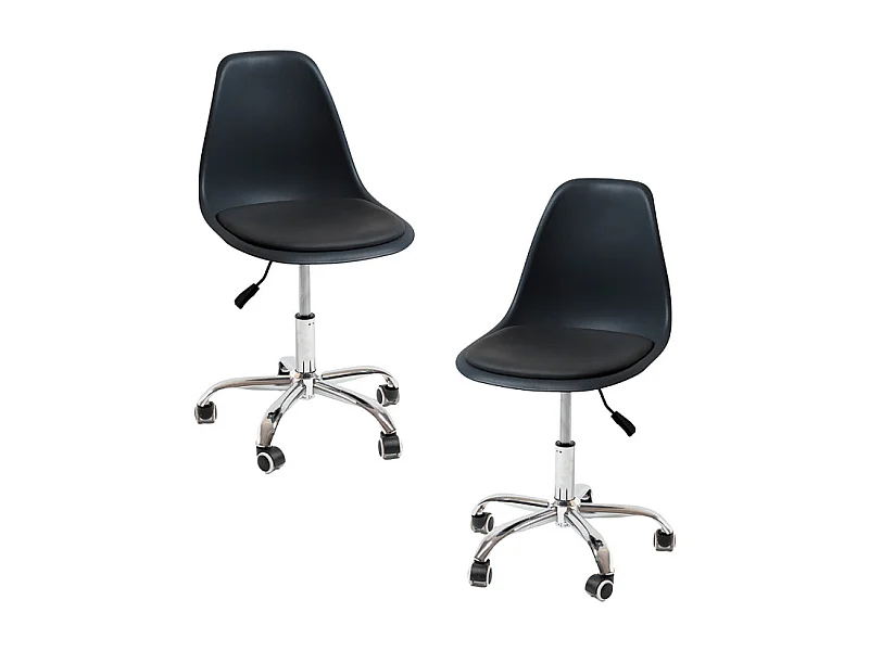 Packs Sillas - Pack 2 Sillas Dami Office - Negro