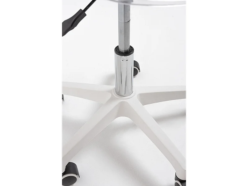 Silla de Oficina Blanca Neo Transparente - Máxima Ergonomía - Ideal para Escritorio y Gaming