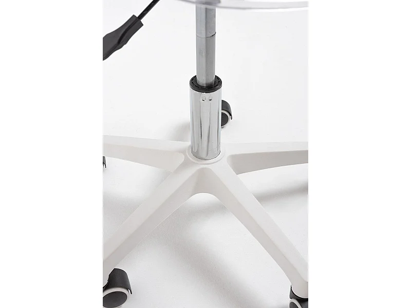 Silla de Oficina Blanca Neo Transparente - Máxima Ergonomía - Ideal para Escritorio y Gaming