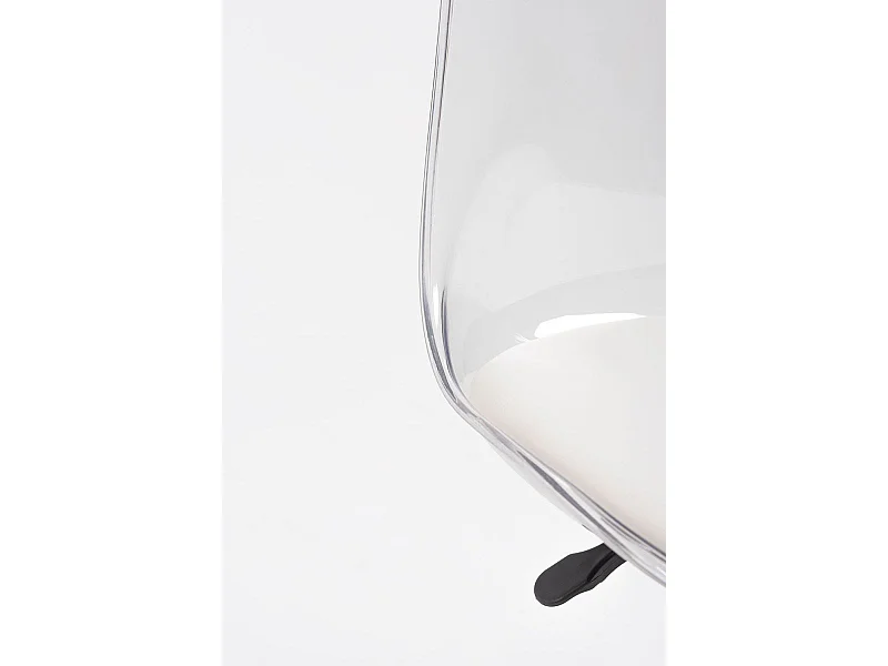 Silla de Oficina Blanca Neo Transparente - Máxima Ergonomía - Ideal para Escritorio y Gaming