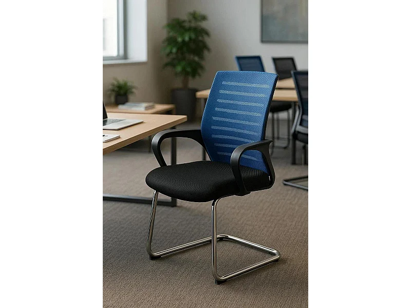 Silla de Oficina sin ruedas Confidente Binet - Máxima Ergonomía - Ideal para Escritorio y Gaming