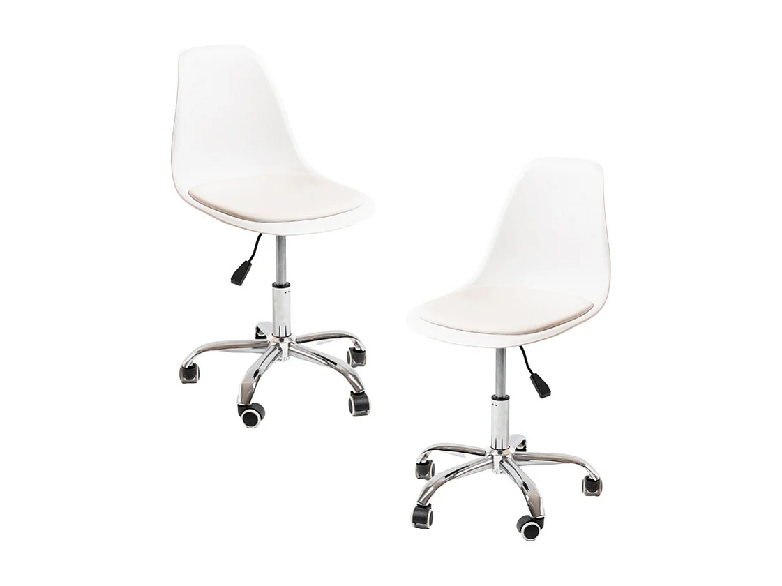 Packs Sillas - Pack 2 Sillas Dami Office - Blanco