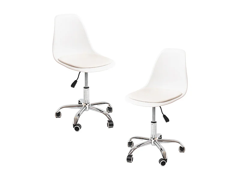 Packs Sillas - Pack 2 Sillas Dami Office - Blanco