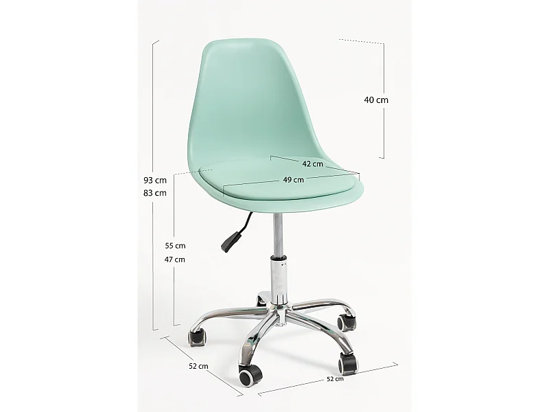 Packs Sillas - Pack 2 Sillas Dami Office - Celadón