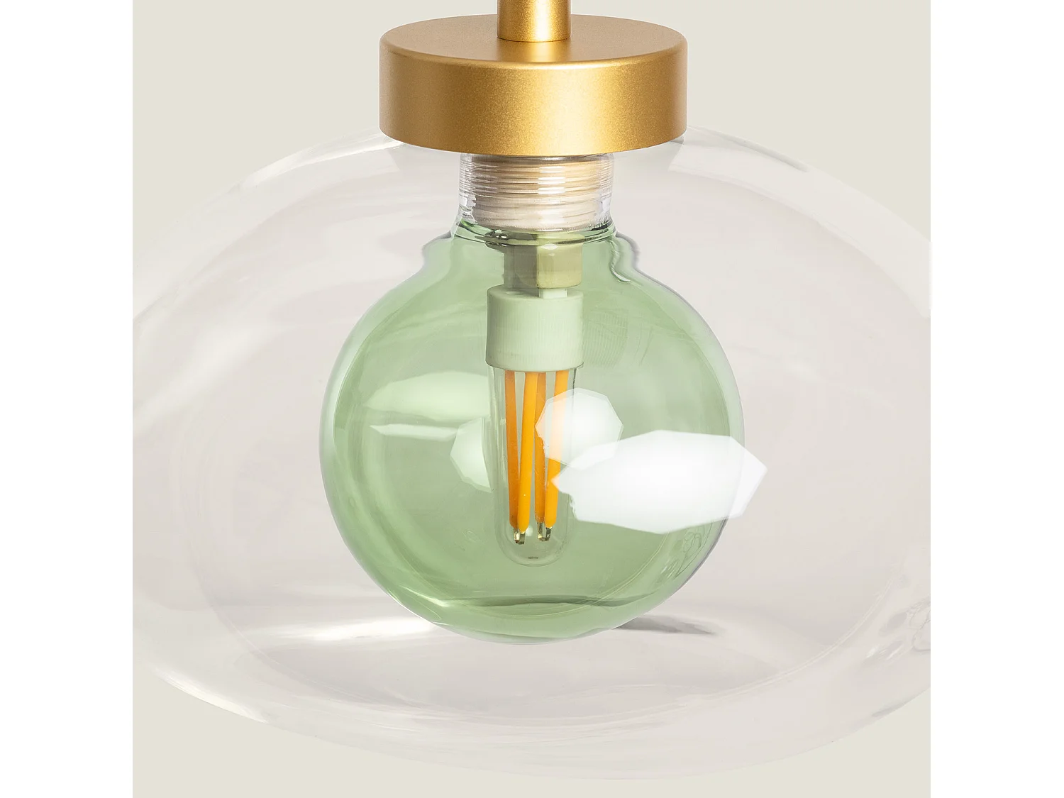 Lampada a Sospensione Alluminio Hassi Verde