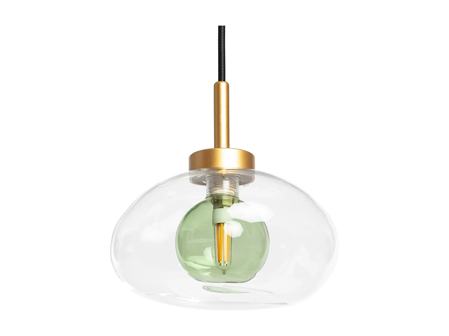 Suspension Aluminium et Verre Hassi Vert