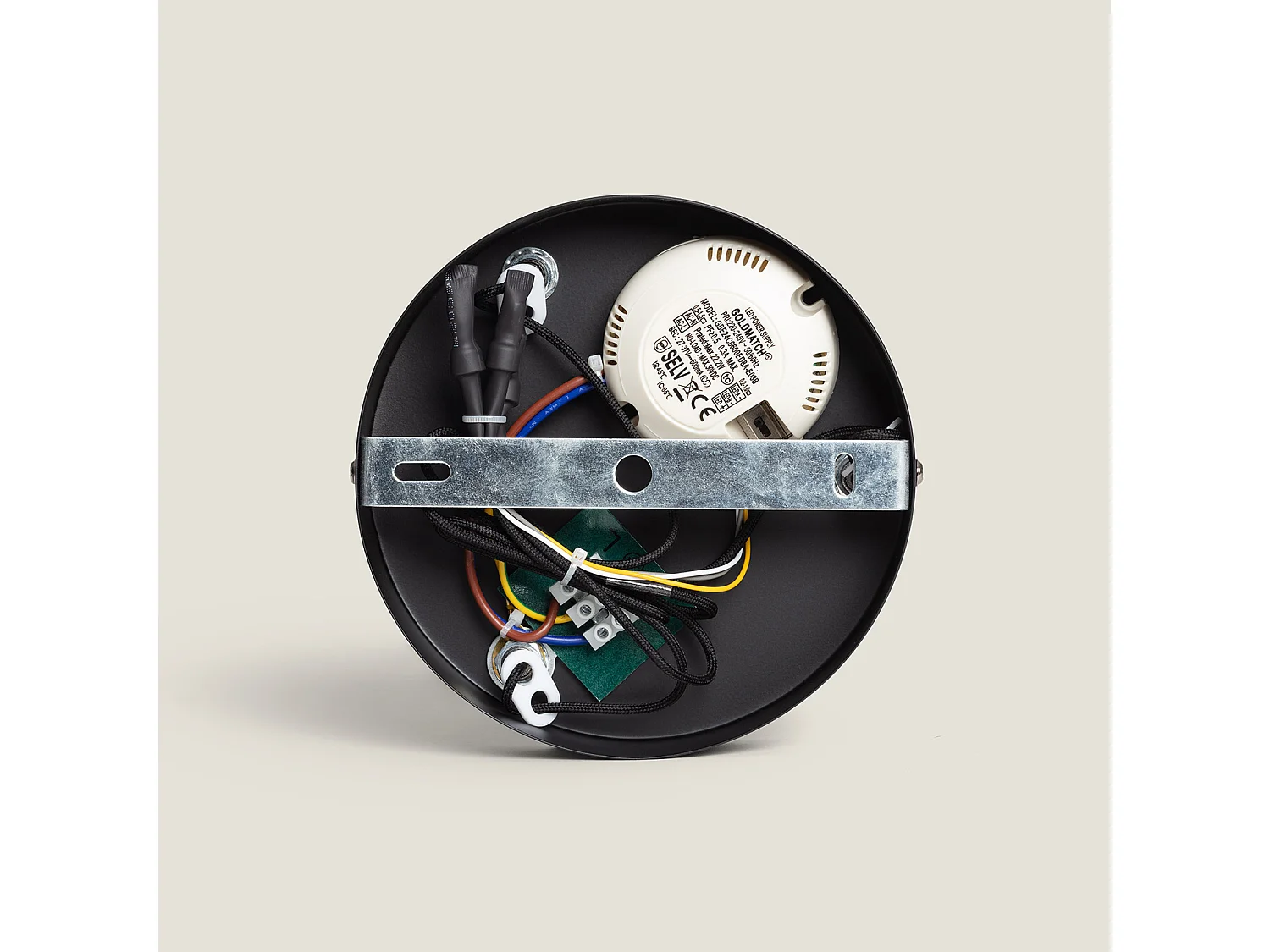 Lámpara Colgante acústica LED 24W Fieltro CCT Seleccionable Lezhan Gris
