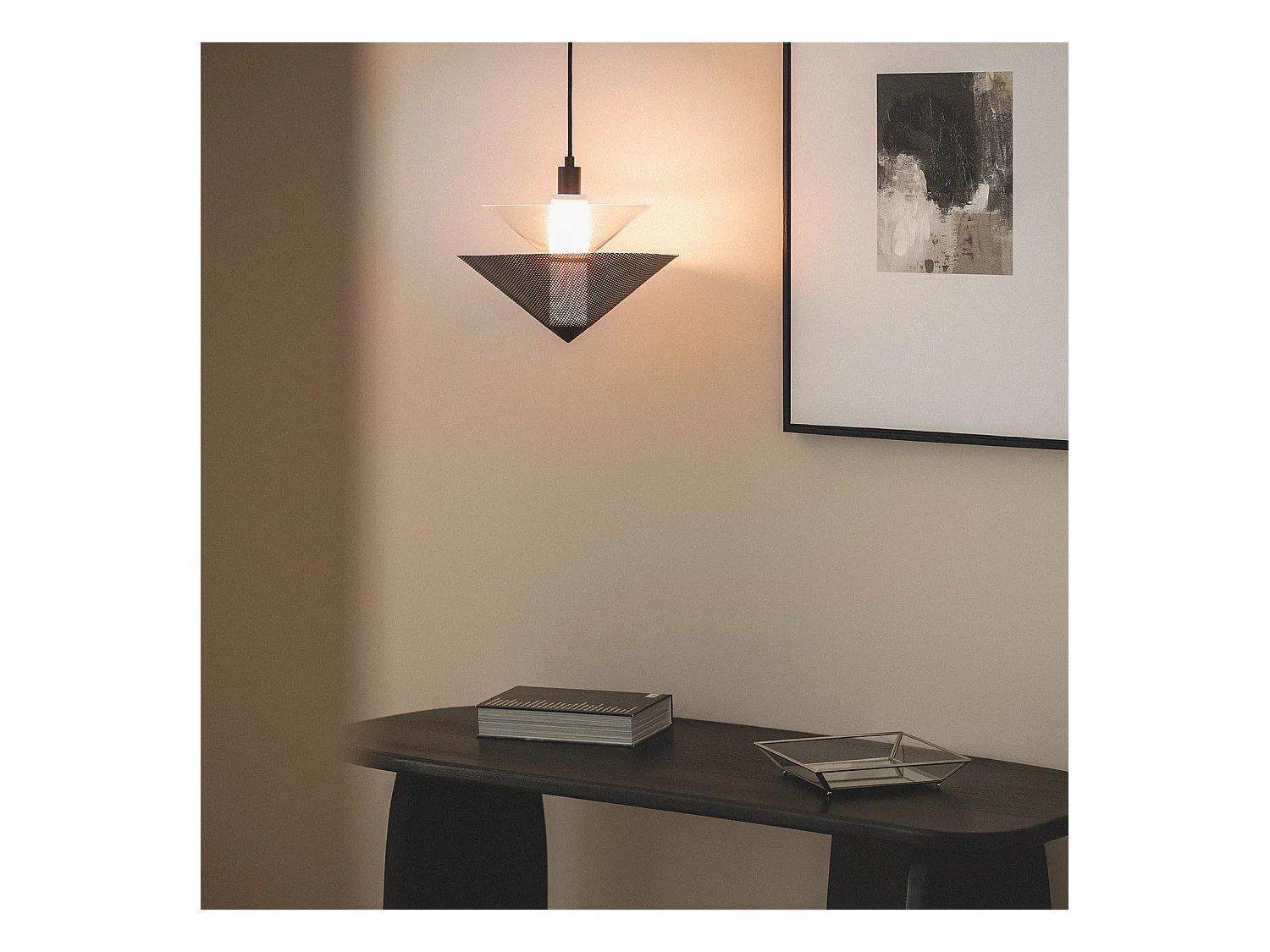 Suspension Métal Hesper Noir