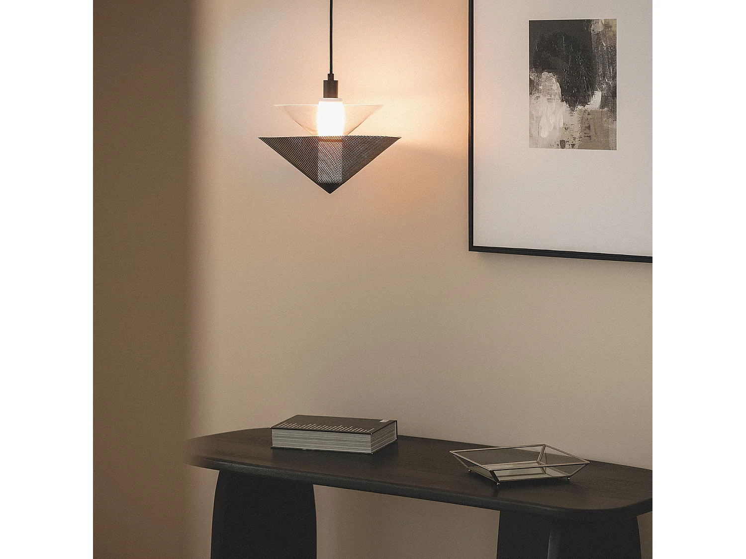 Suspension Métal Hesper Noir