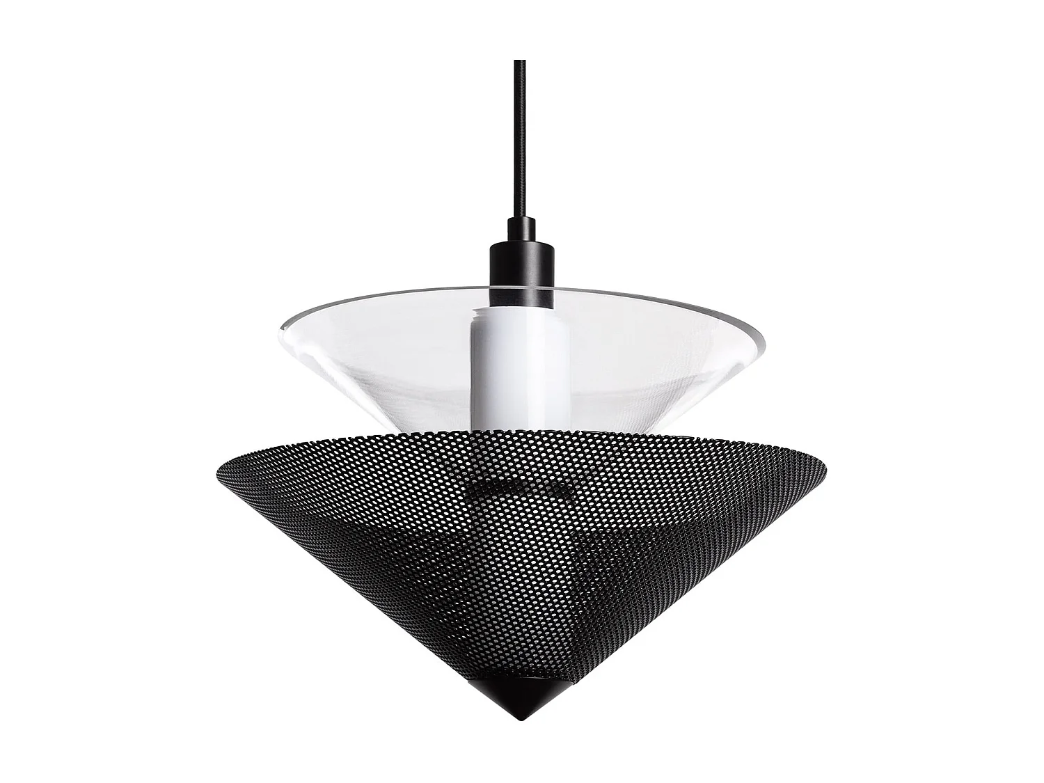 Lampada a Sospensione Metallo Hesper Nero