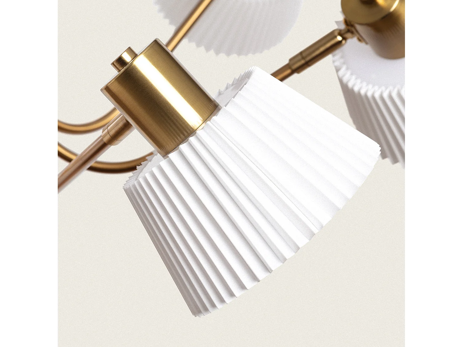 Suspension Métal Magda 8 Spots Blanc