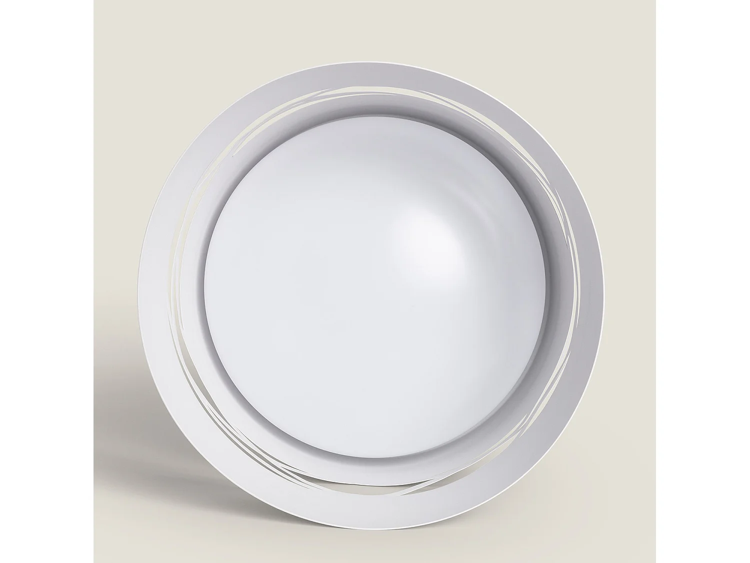 Suspension LED 28W Métal Kerta Blanc mat