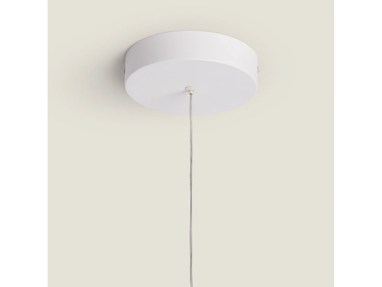 Suspension LED 28W Métal Kerta Blanc mat