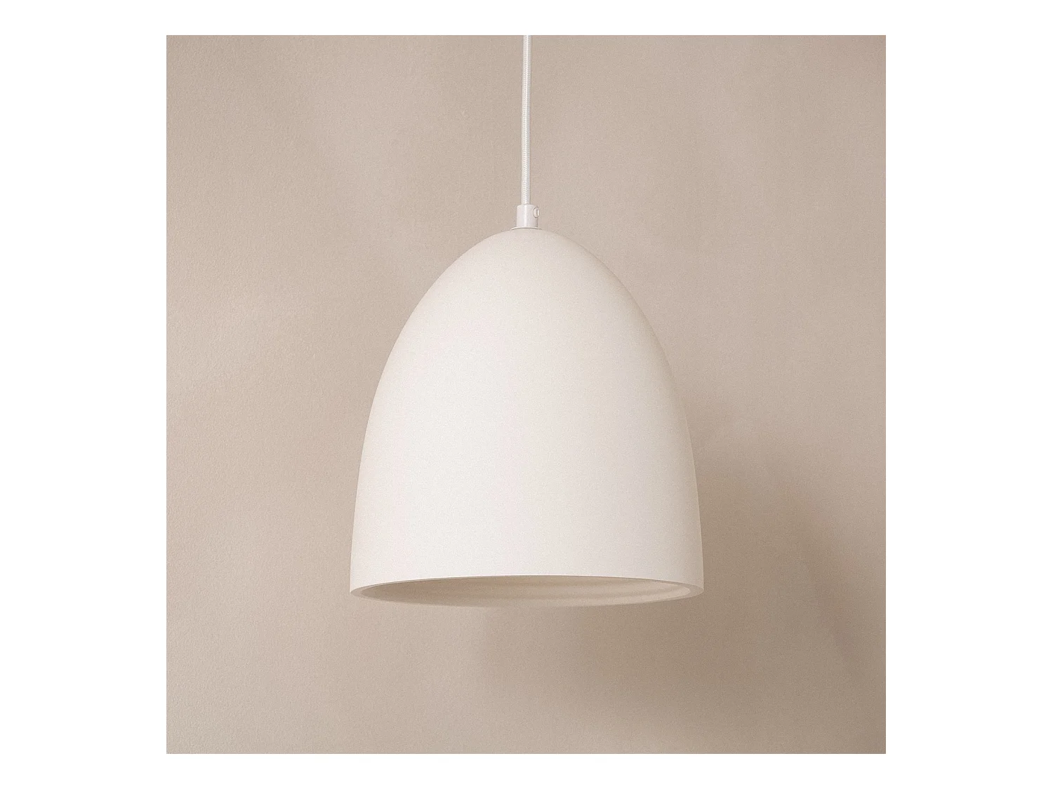 Lampada a Sospensione Gesso Dumion Grigio Pietra