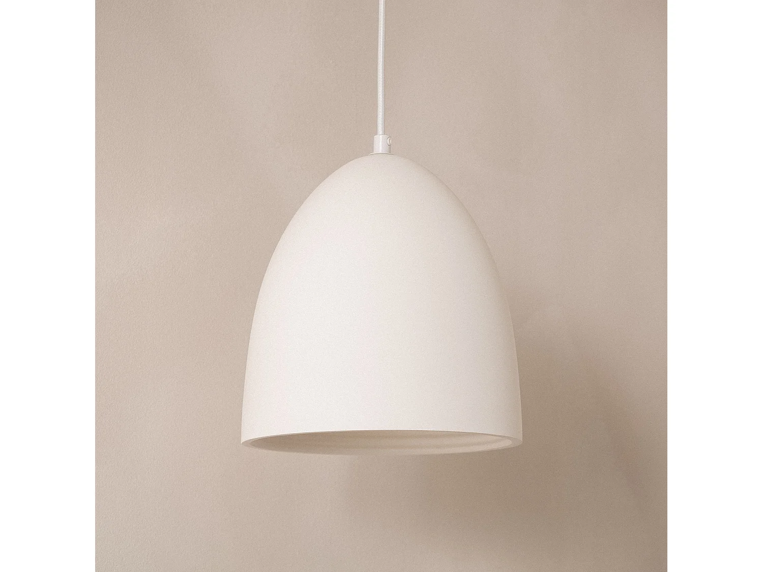 Suspension Plâtre Dumion Gris Pierre