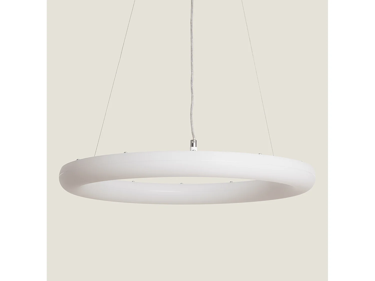 Suspension LED 48W Métal Ø500 mm Irlava Blanc