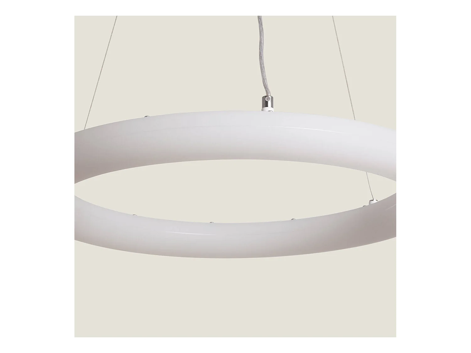 Suspension LED 48W Métal Ø500 mm Irlava Blanc