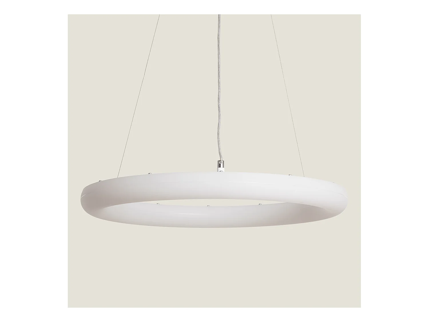 Suspension LED 48W Métal Ø500 mm Irlava Blanc