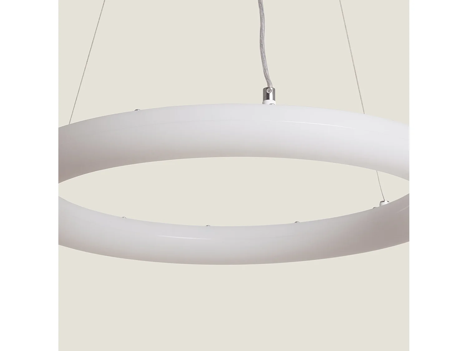 Lámpara Colgante LED 48W Metal Ø500 mm Irlava Blanco