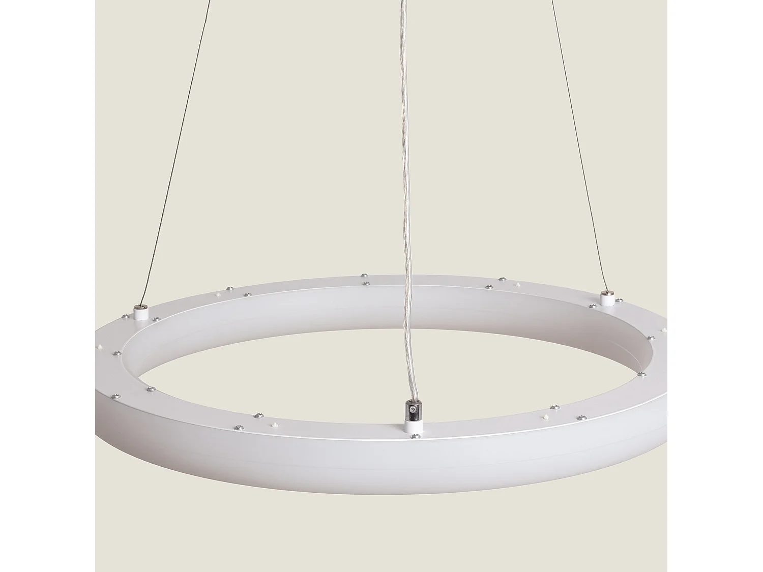 Lámpara Colgante LED 48W Metal Ø500 mm Irlava Blanco