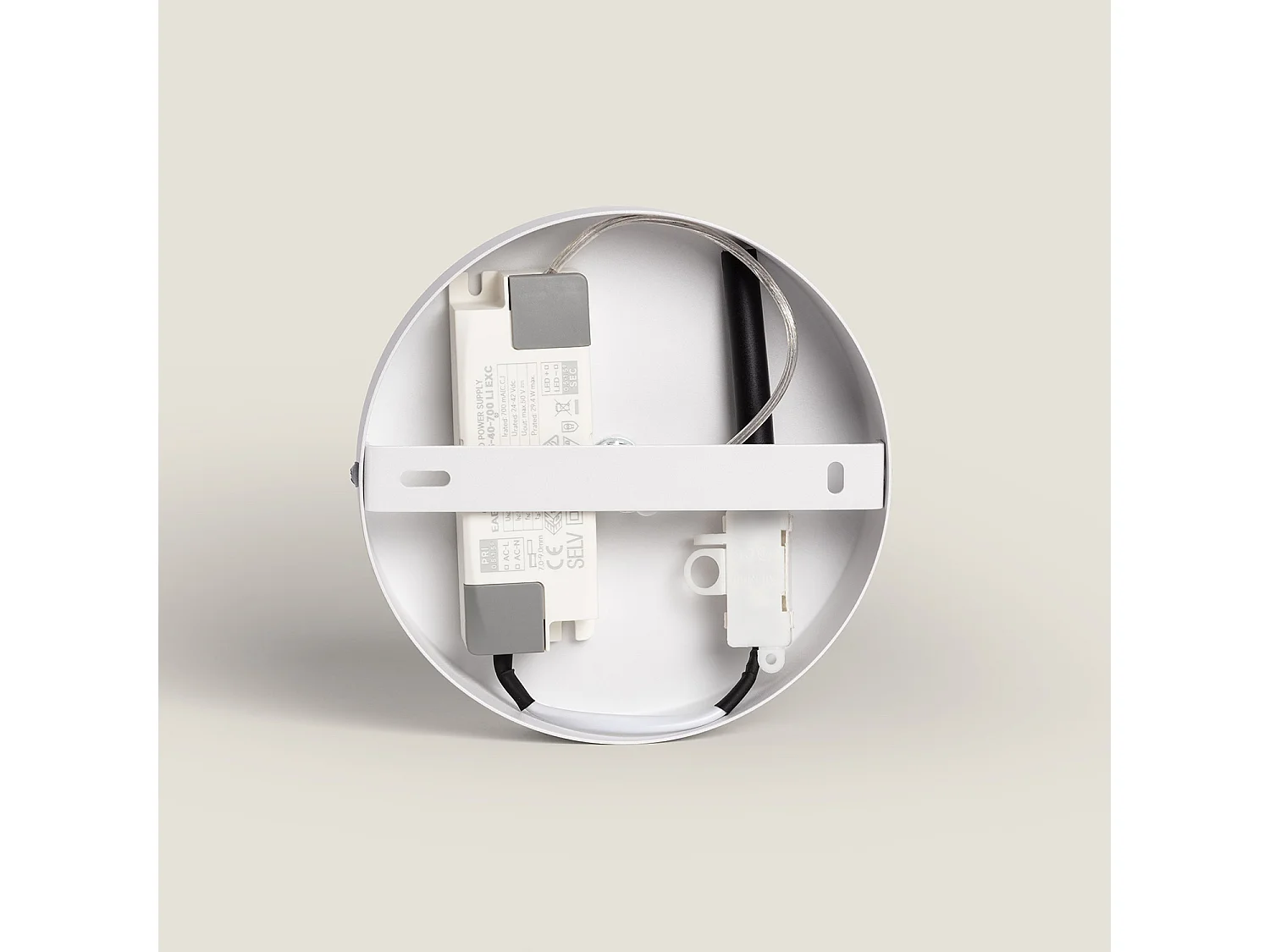 Suspension LED 28W Métal Walital Blanc mat