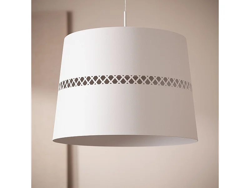 Suspension LED 28W Métal Walital Blanc mat