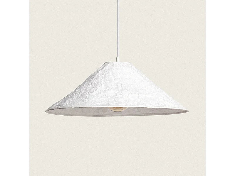 Lámpara Colgante Papel Tyvek Rapa Blanco
