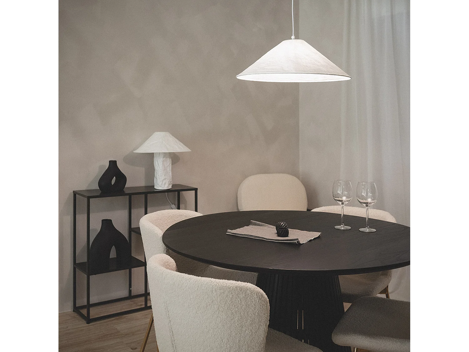 Suspension Papier Tyvek Rapa Blanc