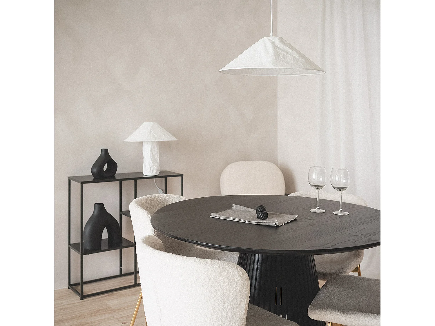 Suspension Papier Tyvek Rapa Blanc