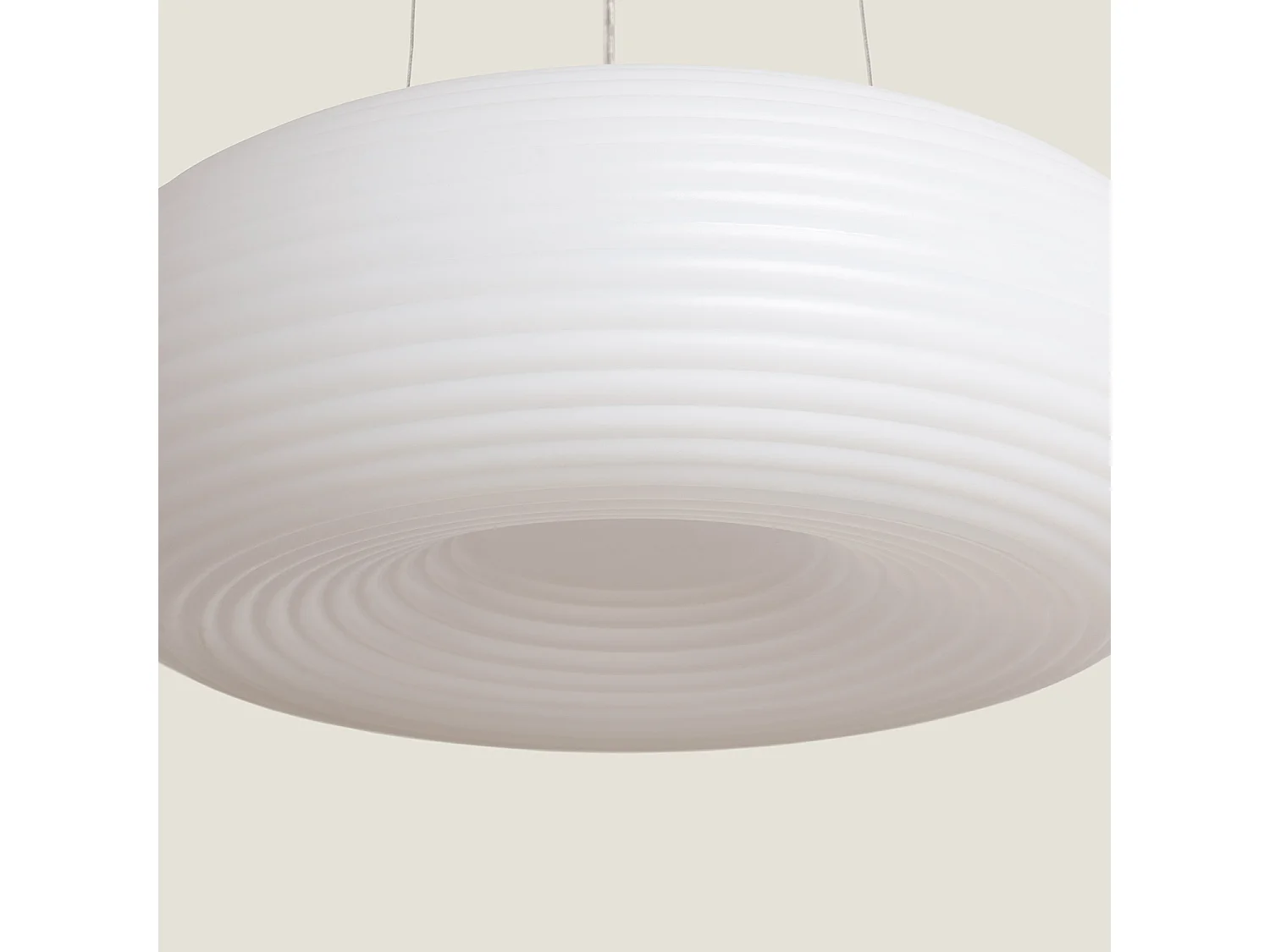 Suspension LED 24W Métal Ø500 mm Junai Blanc