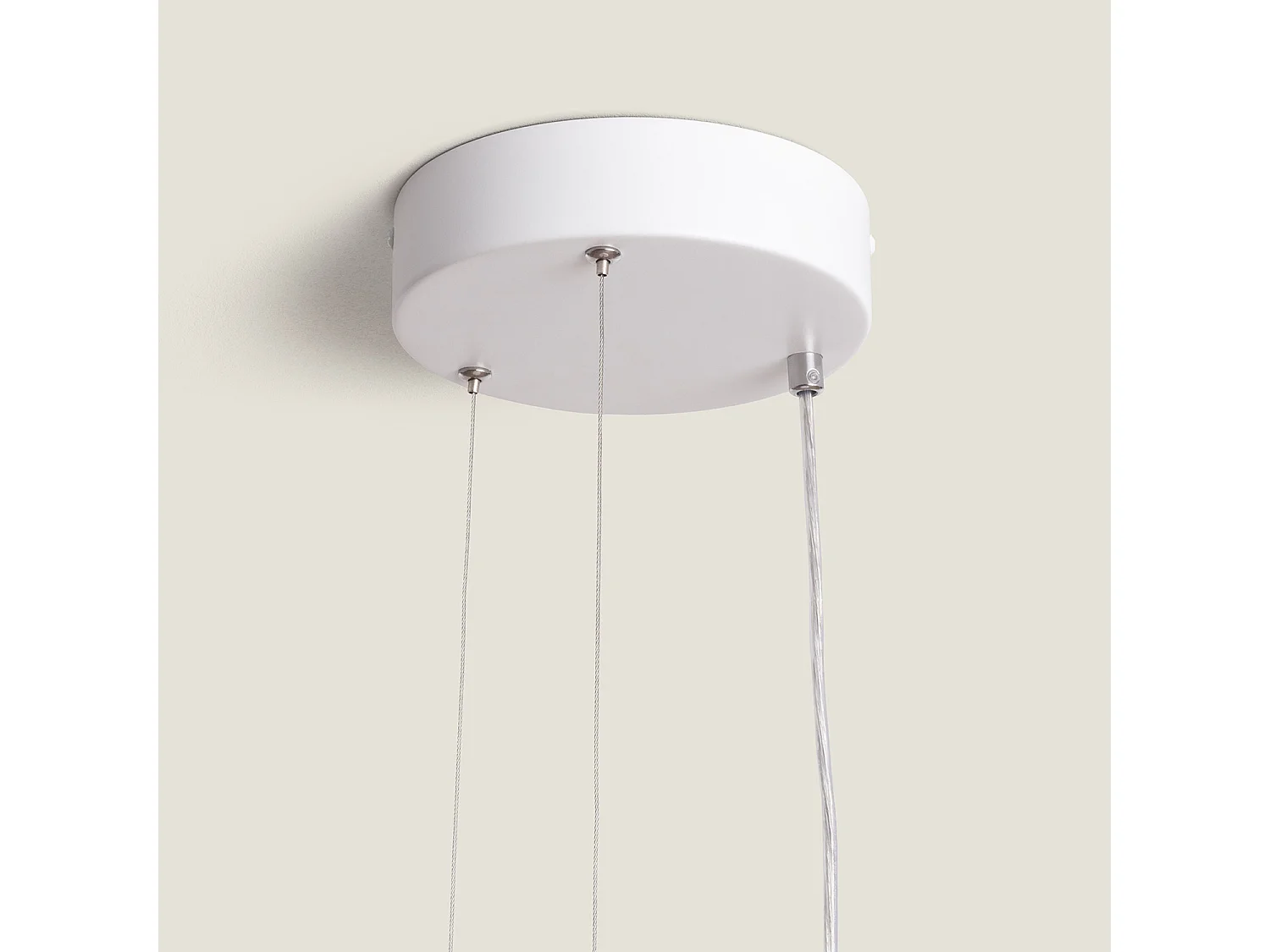 Suspension LED 24W Métal Ø500 mm Junai Blanc