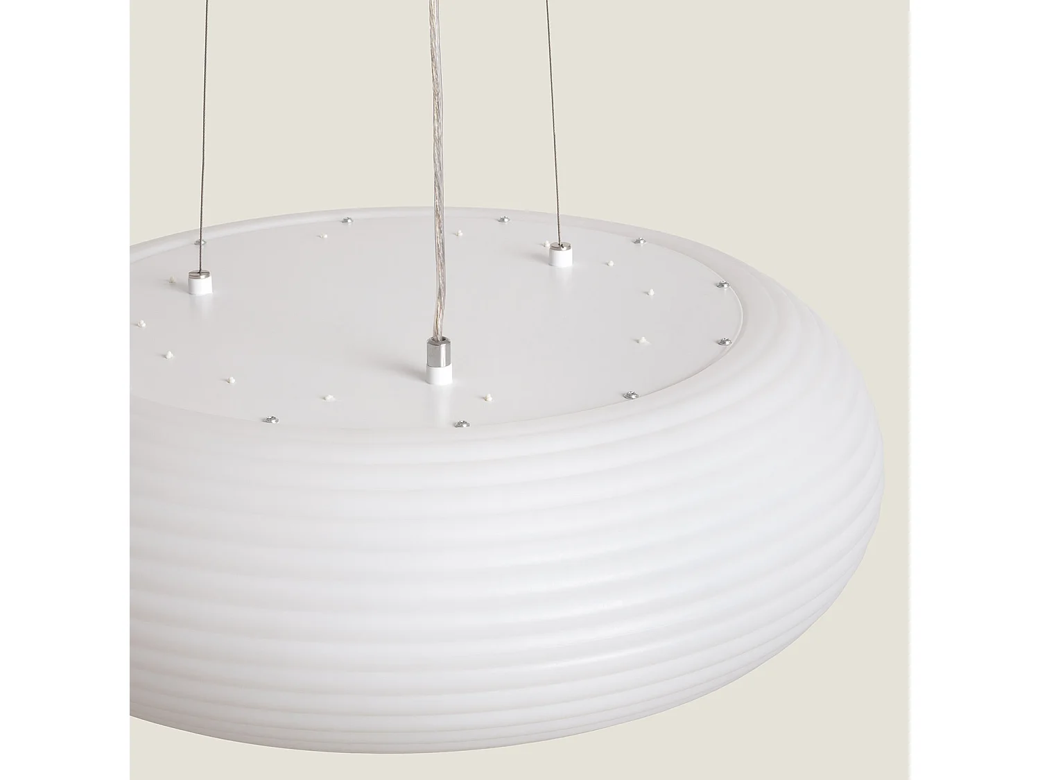 Suspension LED 24W Métal Ø500 mm Junai Blanc