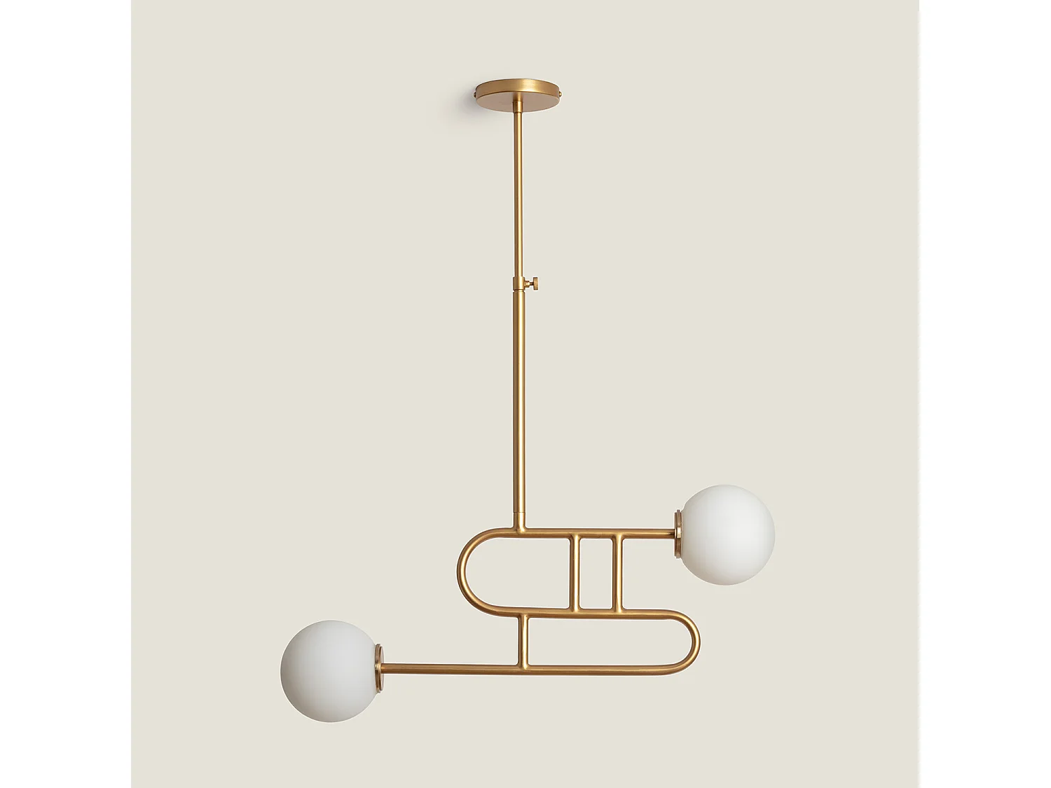 Suspension Métal Rowsley Doré