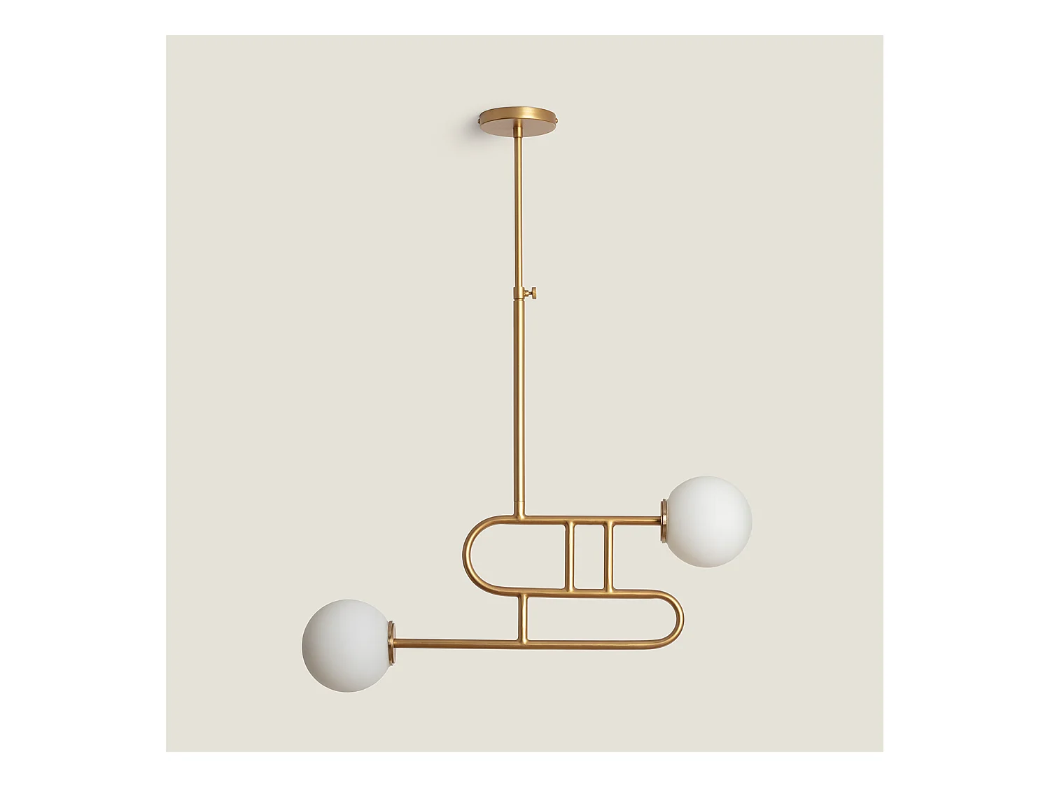 Suspension Métal Rowsley Doré