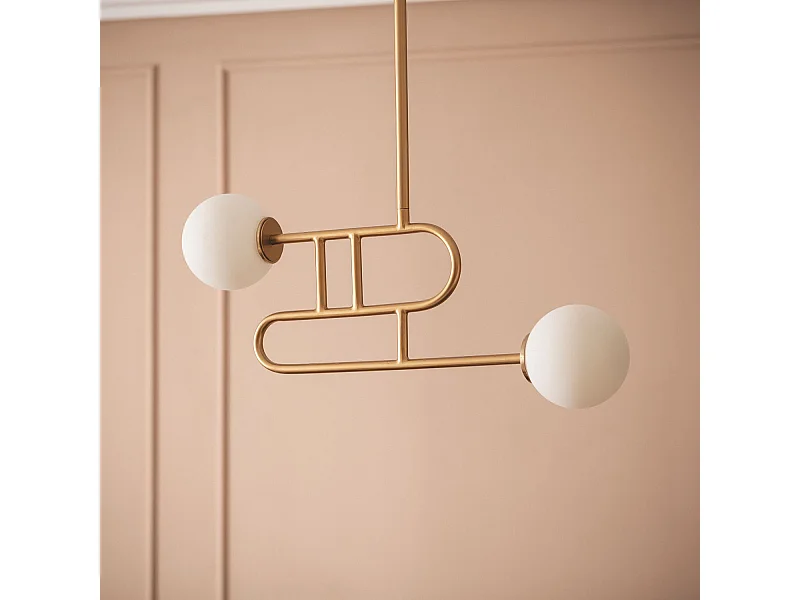 Suspension Métal Rowsley Doré