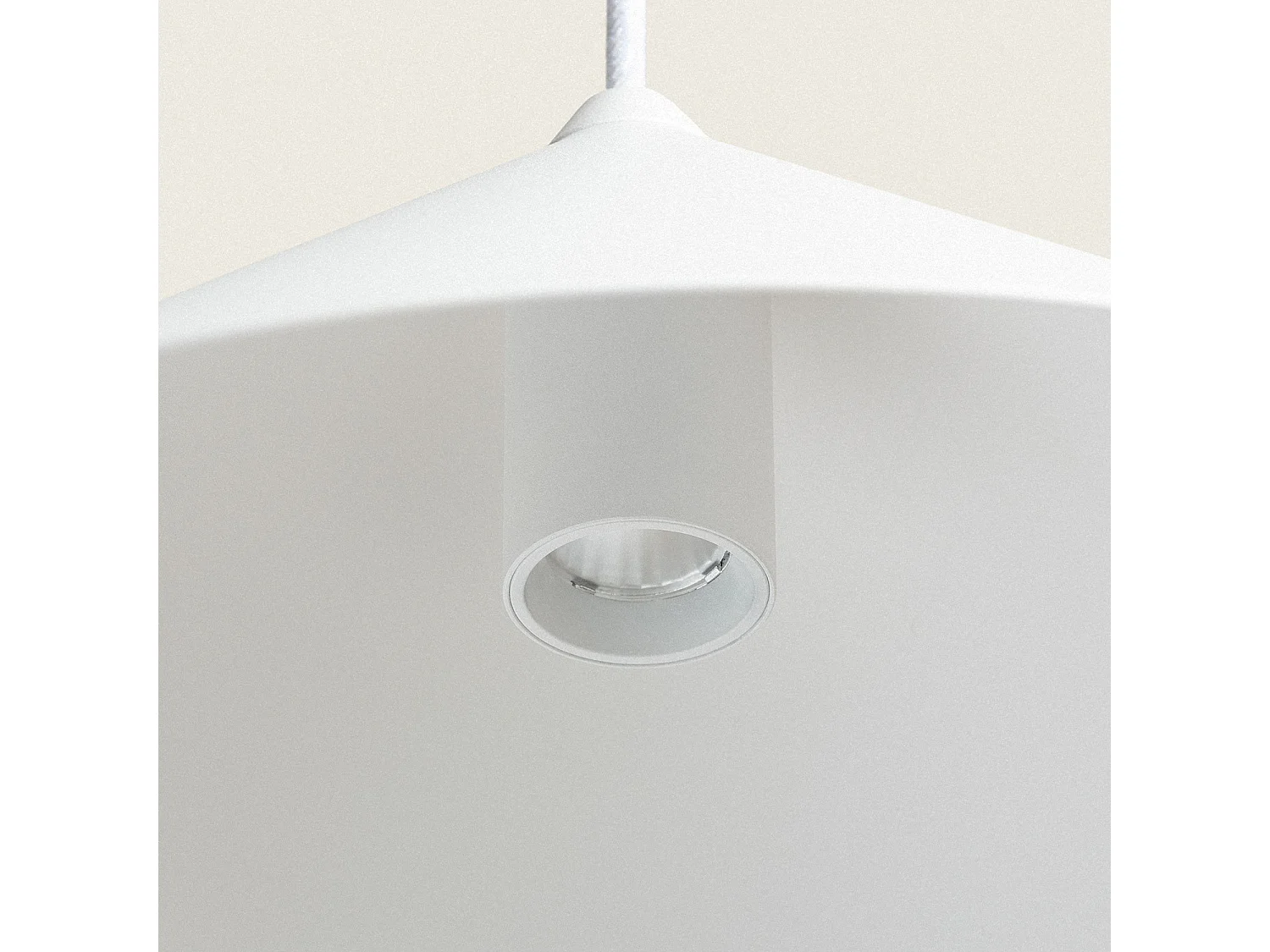 Lámpara Colgante LED 8W Metal Elise L Blanco