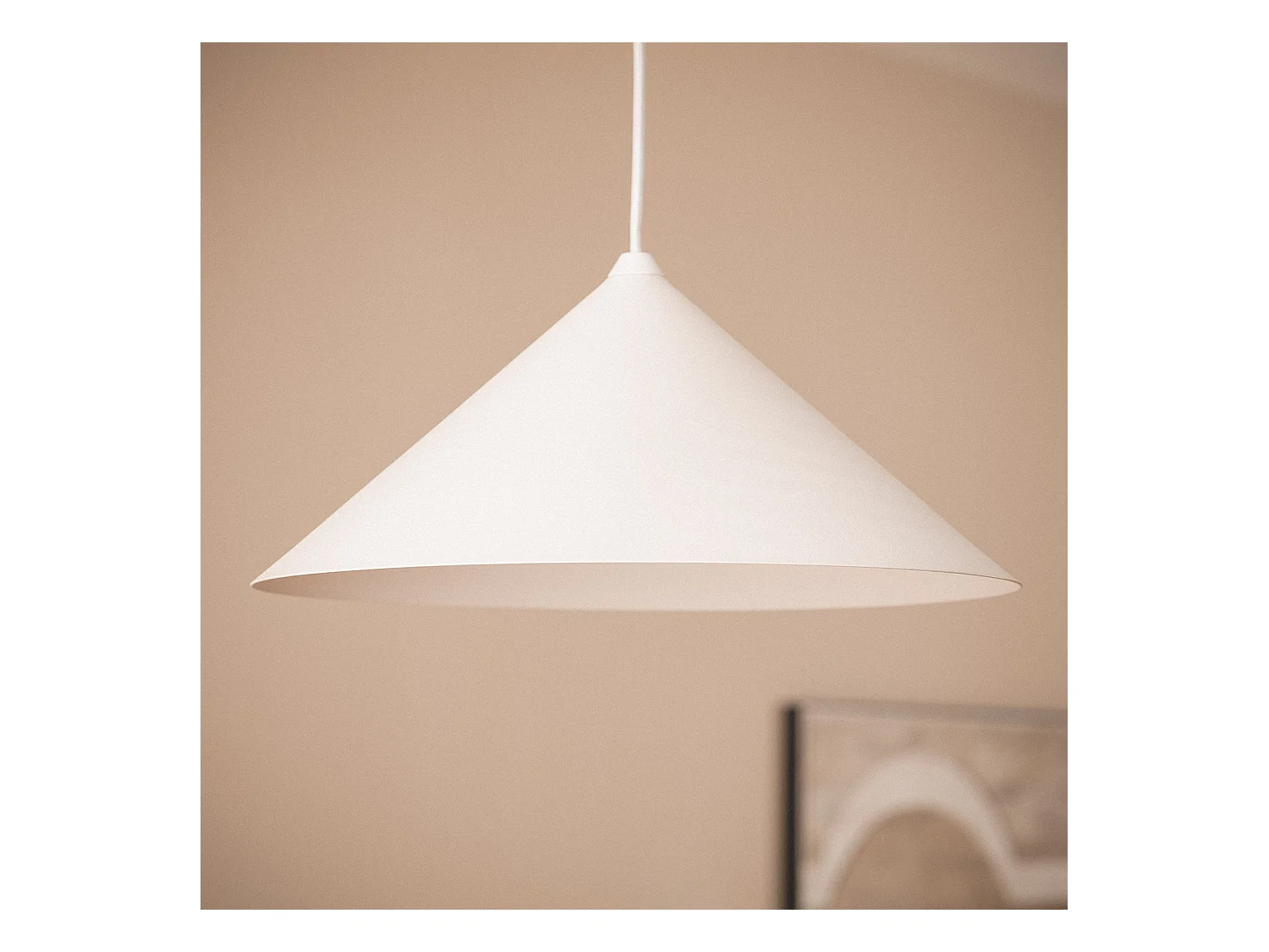 Suspension LED 8W Métal Elise L Blanc