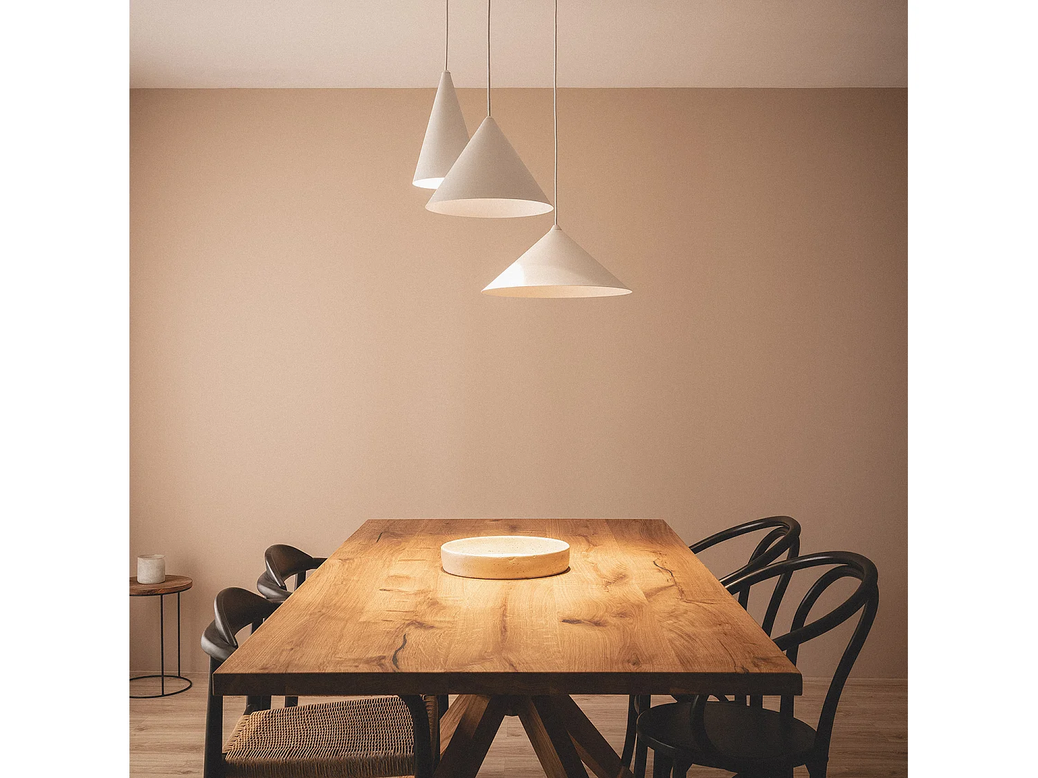 Suspension LED 8W Métal Elise L Blanc