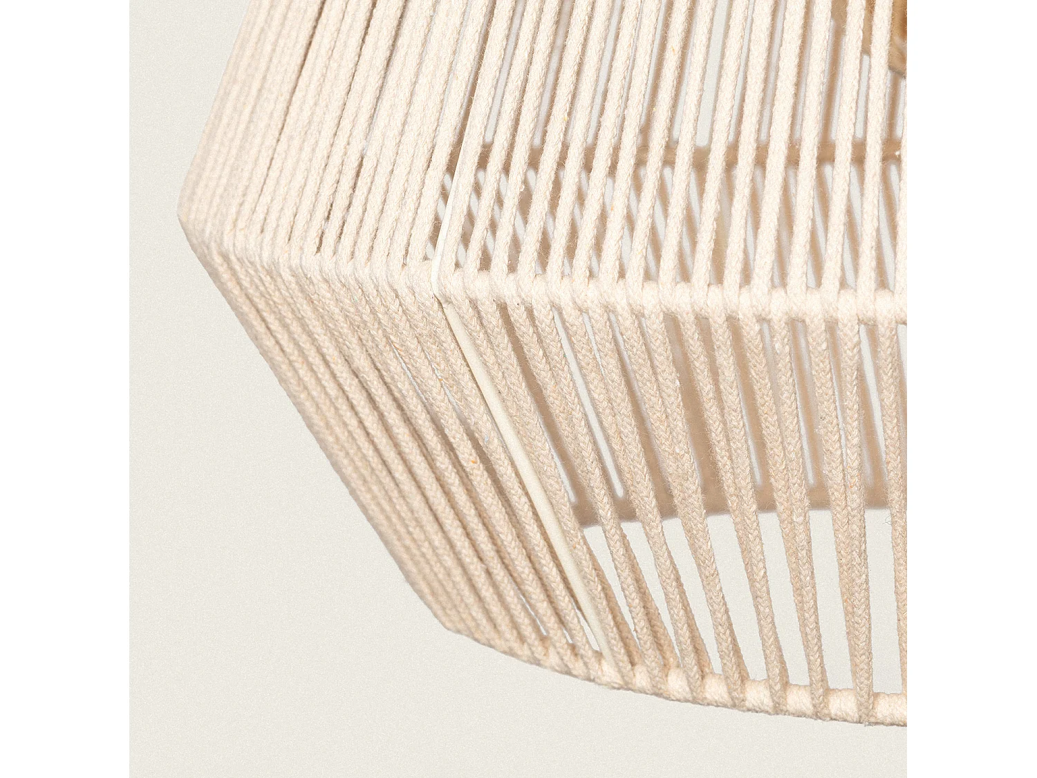 Lampada a Sospensione Corda Diantha Beige